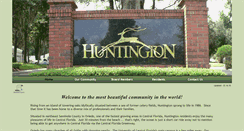Desktop Screenshot of huntingtonhomeowners.com
